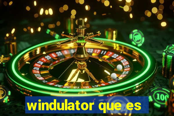 windulator que es